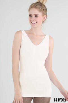 Reversible Seamless Tank Top - Cowhide and Conchos