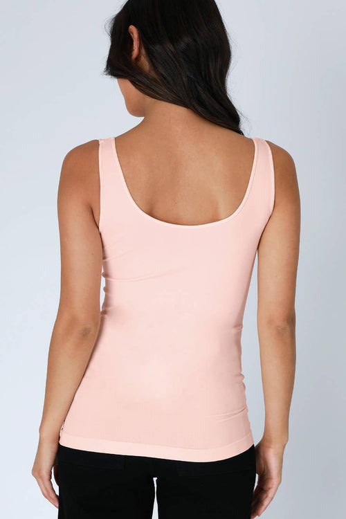 Reversible Seamless Tank Top - Cowhide and Conchos