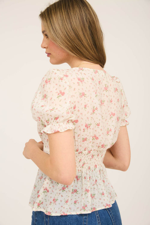 Salina Lace Trim Top - Cowhide and Conchos