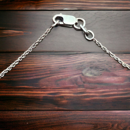 Sterling Cactus Desert Scenery Pendant with Kingman Turquoise - Cowhide and Conchos