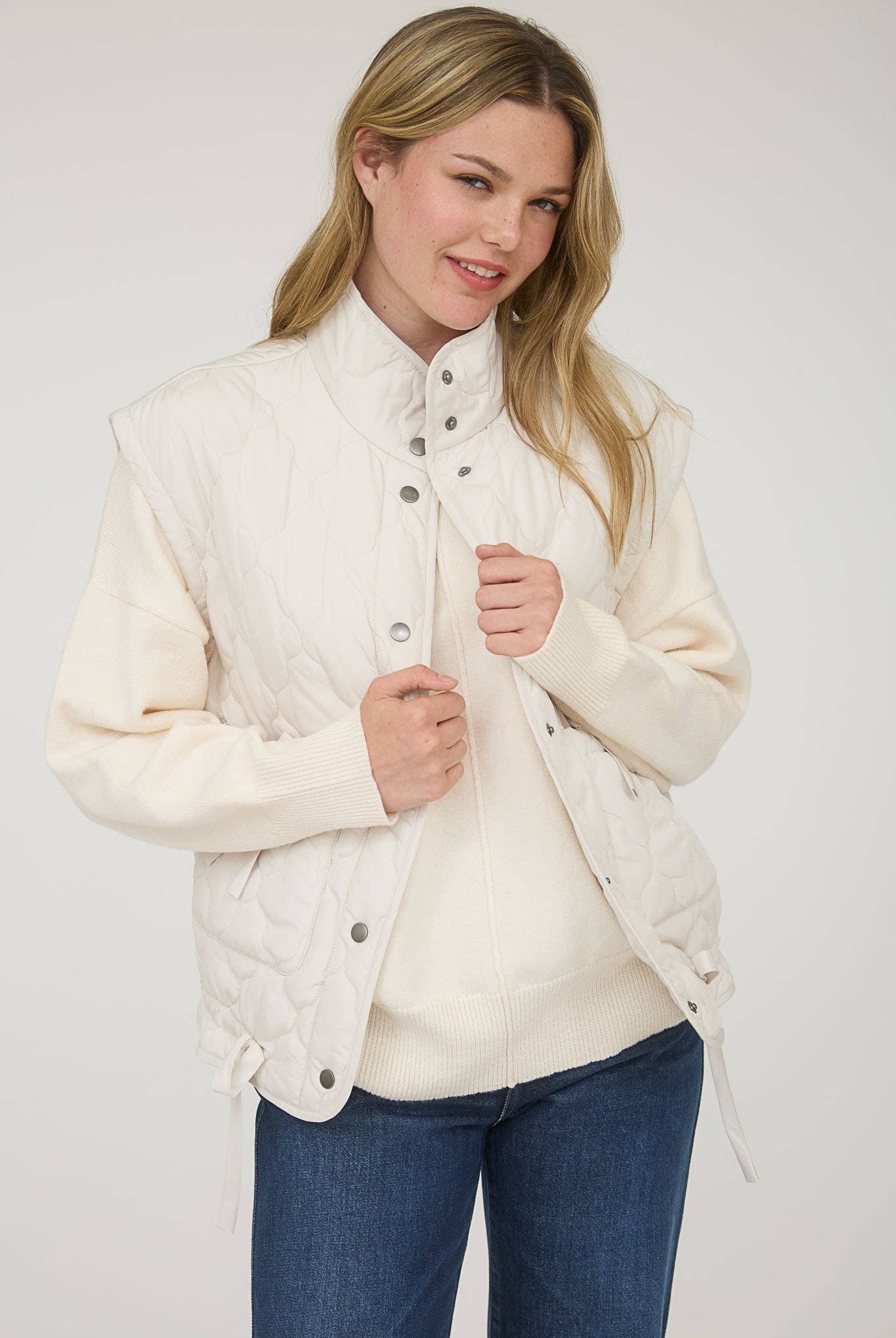 Tie Down Quilted Puffer Vest - 5 Colors! - Cowhide and Conchos