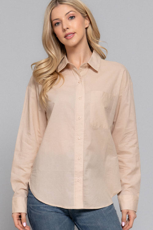 Two Step Button Down Shirt - Cowhide and Conchos