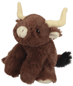 Tyson Jr. - Longhorn Cow - 8 inch - Cowhide and Conchos