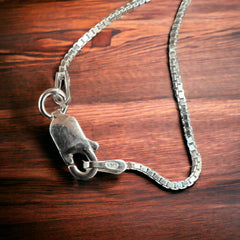 Whale Festoon Necklace - Sterling Silver - Cowhide and Conchos