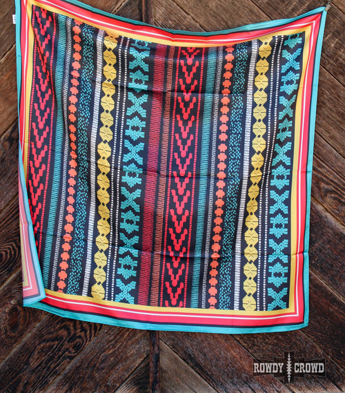 Chama Wild Rag - Cowhide and Conchos