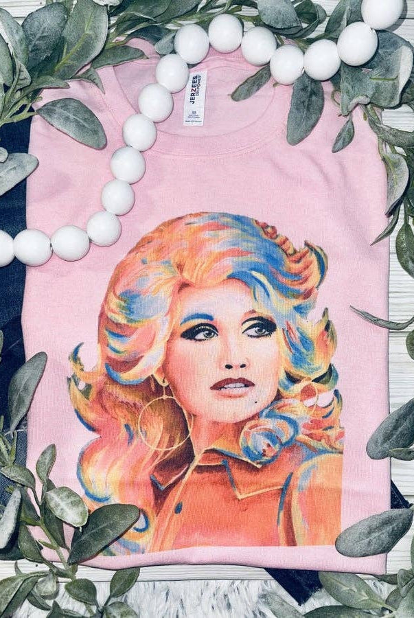 Colorful Dolly T-shirt - Cowhide and Conchos