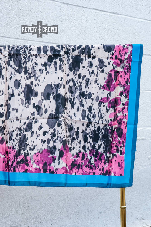 Cool Cowhide Wild Rag - Cowhide and Conchos