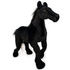 Ignacio The Black Stallion | 18 Inch Stuffed Animal Plush - Cowhide and Conchos