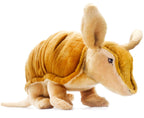 Mike The Armadillo | 11 Inch Stuffed Animal Plush - Cowhide and Conchos
