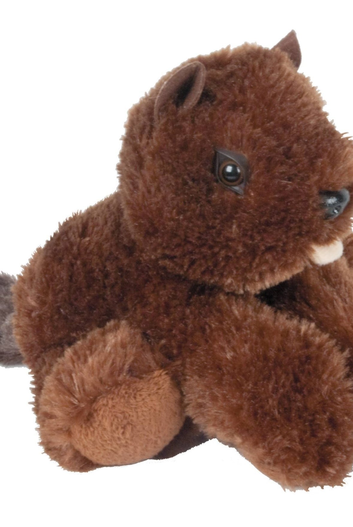 Purrfection Beaver 16in Snuggle Up Stuffie - Cowhide and Conchos