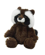 Purrfection Raccoon 12 Inch Sitting Animal - Cowhide and Conchos