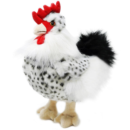 Rambles the Rooster | 15 Inch Stuffed Animal Plush - Cowhide and Conchos