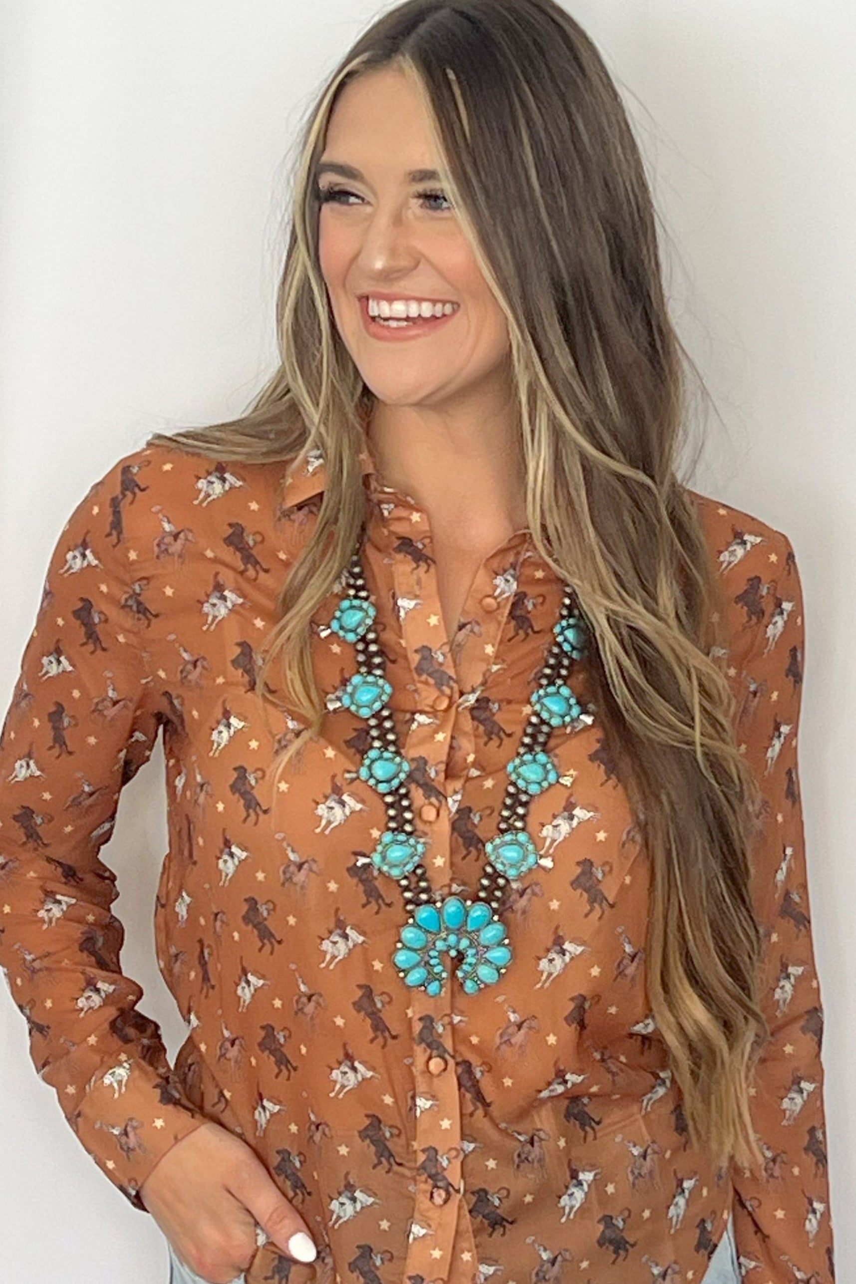 Fashion Jewelry - Cowhide and Conchos