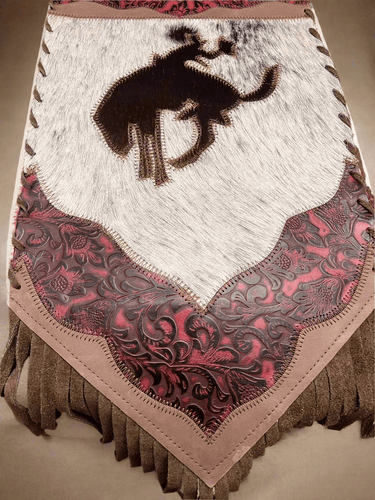 Western Table Decor - Cowhide and Conchos