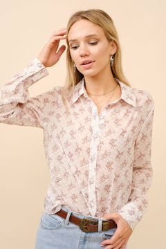 Let'r Buck Chiffon Blouse