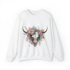 Bull Skull - Unisex Heavy Blend™ Crewneck Sweatshirt