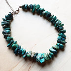 Chunky Turquoise Collar Necklace