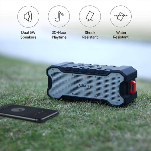 SoundTank Water Resistant Rugged Outdoor Bluetooth Speaker W