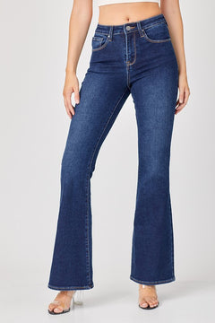 Risen High Rise Flare Jeans