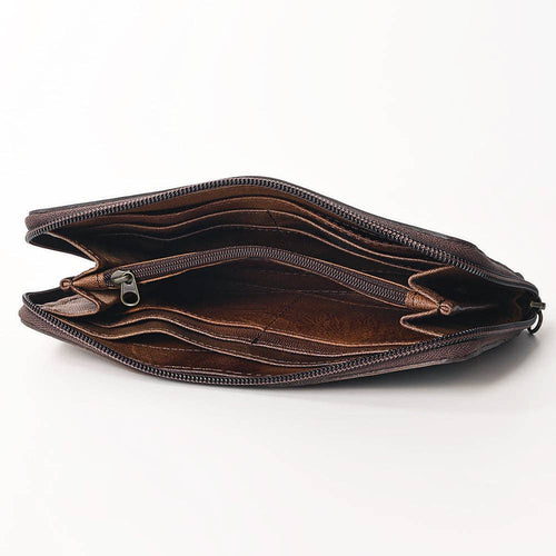 Genuine Leather Western Wallet