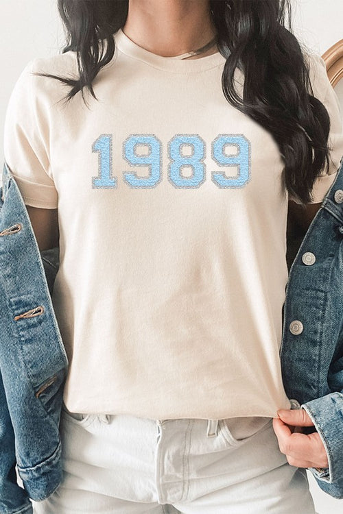 1989 Graphic Tee Faux Chenille T-Shirt