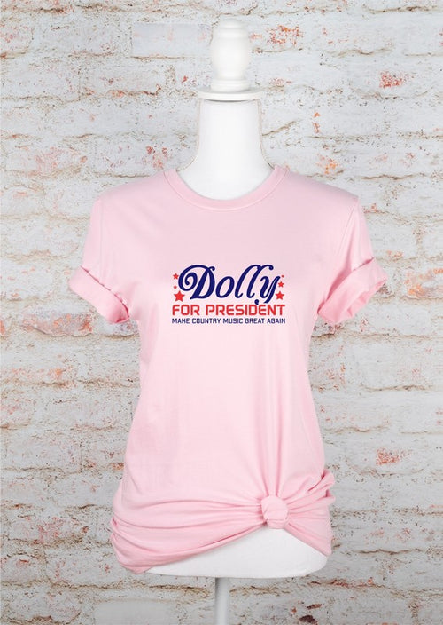 Dolly for President 2024 Softstyle Graphic Tee