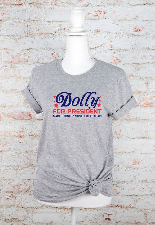 Dolly for President 2024 Softstyle Graphic Tee