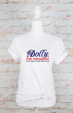 Dolly for President 2024 Softstyle Graphic Tee