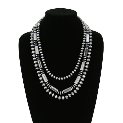 3 Layer - 3 stack Faux Pearl Necklace