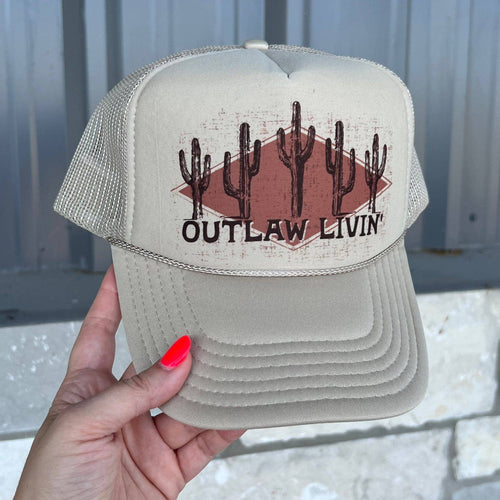 Outlaw Livin - Foam Trucker Cap - Multiple color options
