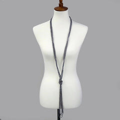 4mm 3 Strand Fashion Pearl Necklace - 42 inch! - Cowhide and Conchos