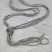 Navajo Style Pearl 3 Layered Necklace