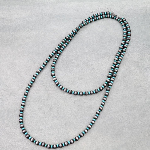 Navajo Style Pearl Necklace