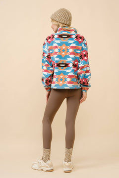 Santa Fe Fleece Zip Up Pullover