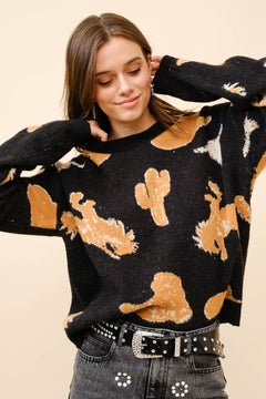 Western Sweater Pullover