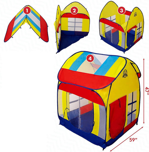 Kids Play Tent with Carrying Case Indoor Outdoor Children's