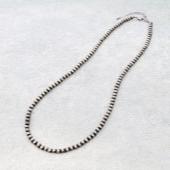 6mm Faux Sterling Pearl Necklace - 29 inch