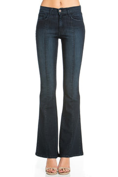 O2 Mid-Rise Classic Flare Jeans