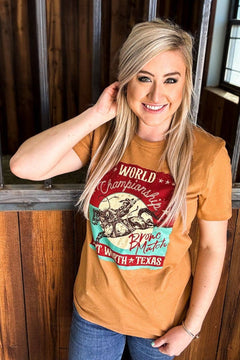 Championship Bronc Match Tee
