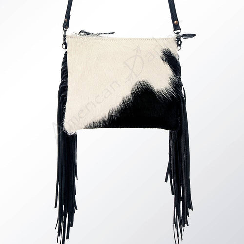 Western Genuine Hair-On Leather Crossbody Handbag