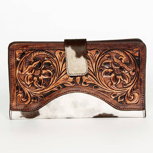 Hair-On Hide Western Clutch