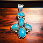 Ernest Hawthorne Turquoise & Sterling Silver Pendant