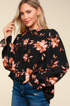 Frilled Neck Blouse