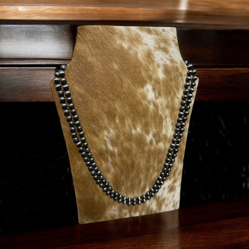 Faux Pearl Necklace - 60 inch!