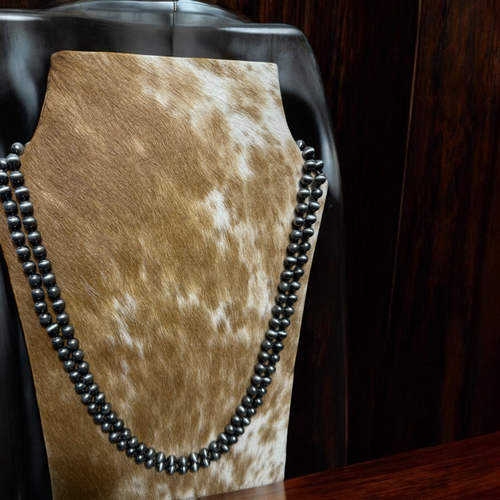 Faux Pearl Necklace - 60 inch!