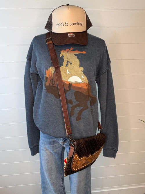 Vintage Cowboy Sweatshirt