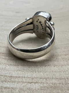 Randy Billy Royston Turquoise & Sterling Silver Ring - Size 10