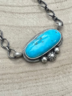 Kathleen Livingston Turquoise & Sterling Silver Necklace
