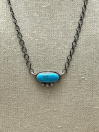 Kathleen Livingston Turquoise & Sterling Silver Necklace