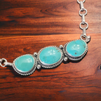 Rena Begay Turquoise & Sterling Silver Necklace - 16 to 18 inch